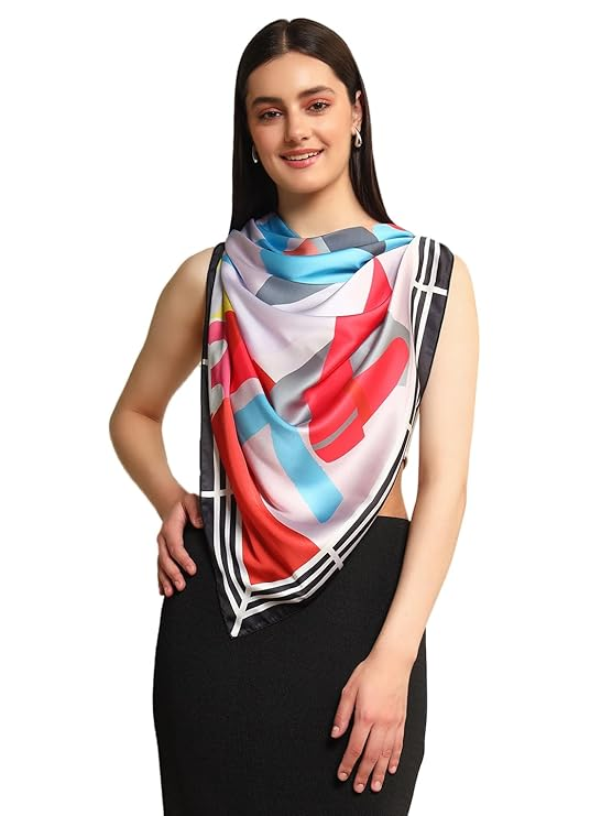 Printed American Crepe Scarves Wholesale